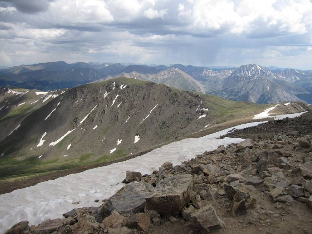 Looking west from the top of Colorado