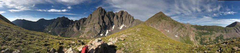 Looking across from Humboldt's west ridge