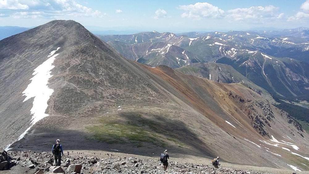 The saddle between Grays and Torreys