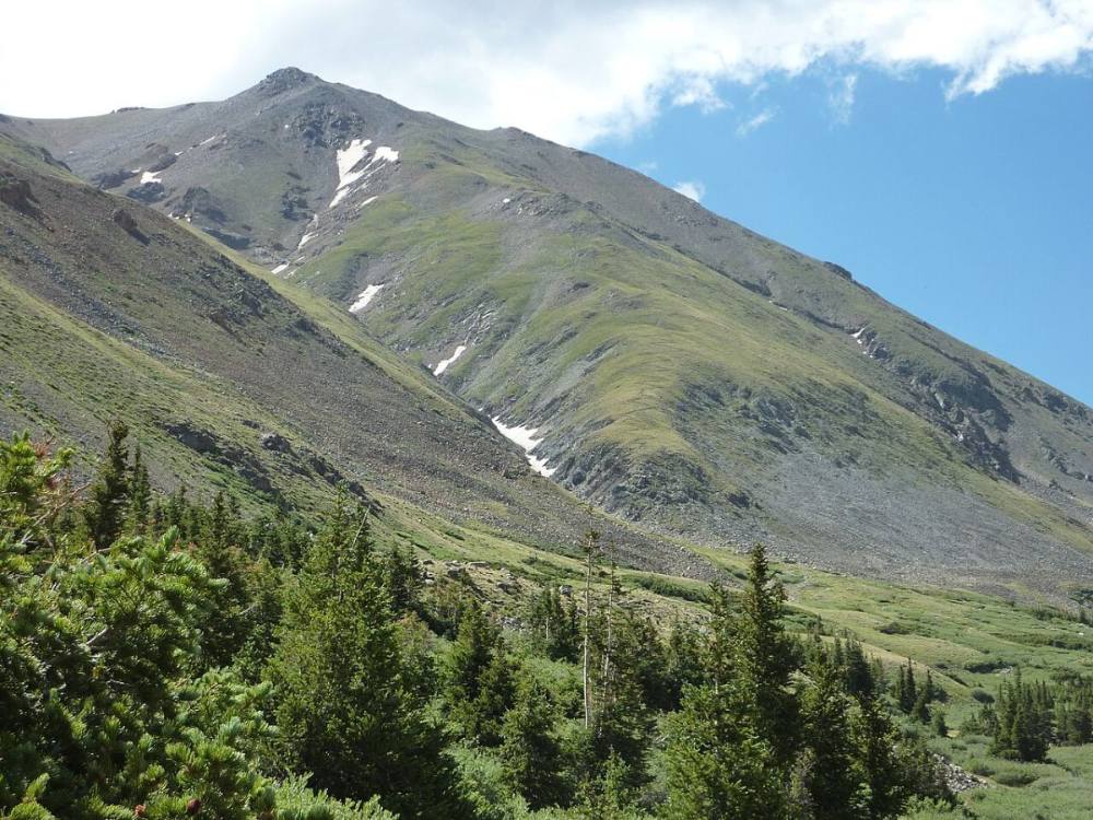 Belford from the north, above Missouri Gulch