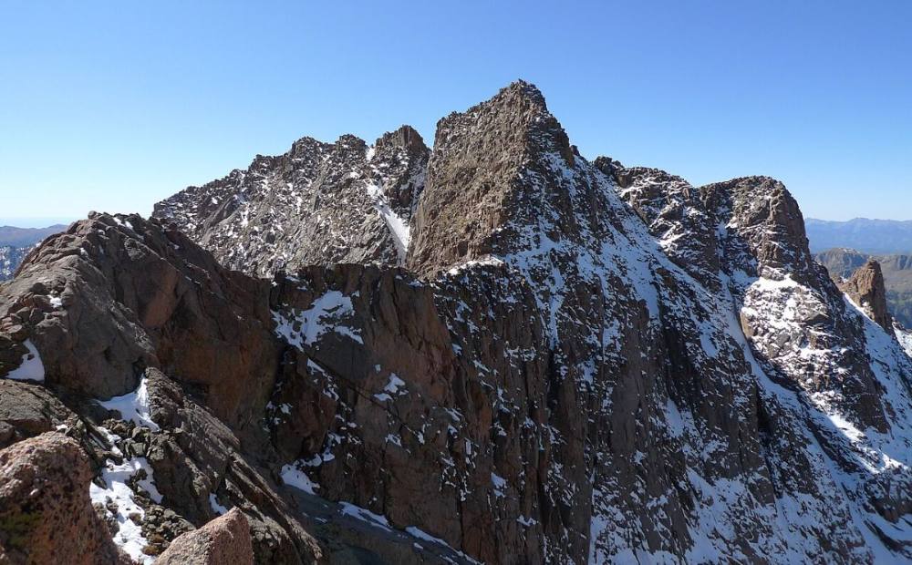 The top of Mount Eolus