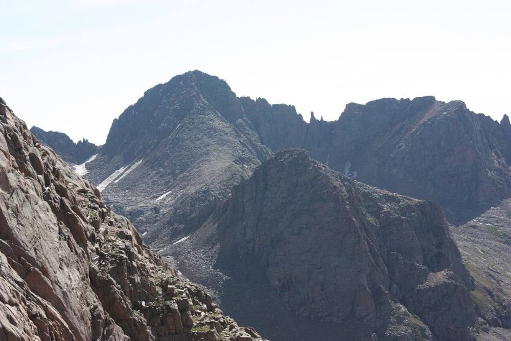 Windom Peak above Twin Lakes basin