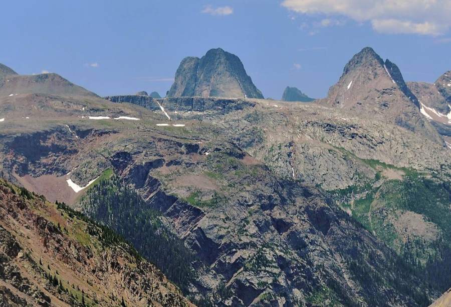 Vestal and Arrow from the valley