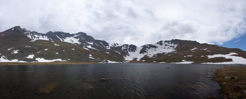 Summit Lake, where the route begins