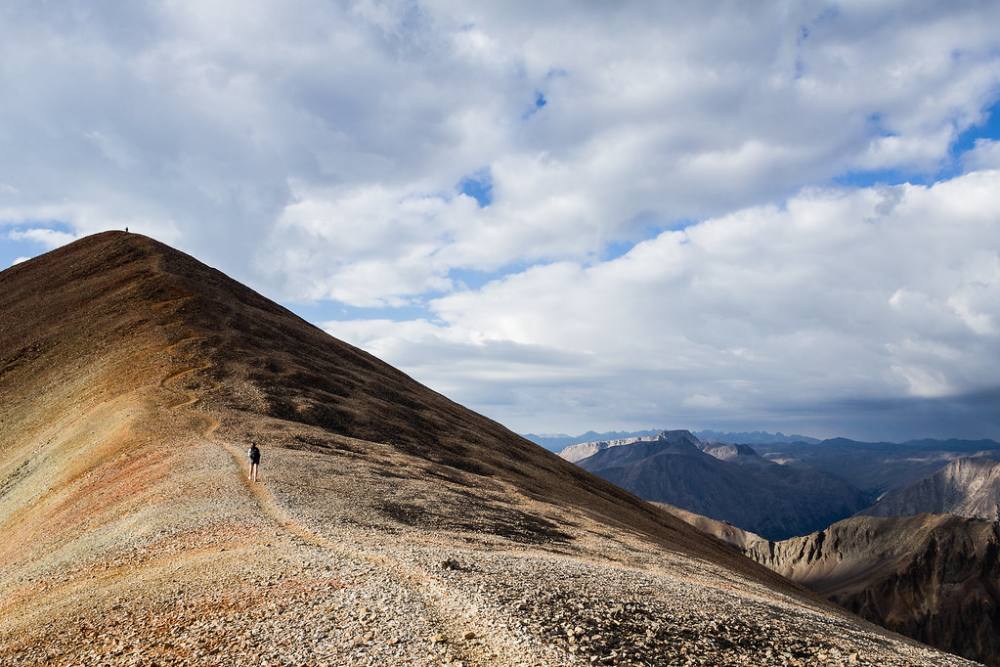 The last climb up Redcloud